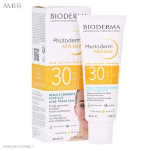 کرم ضد آفتاب بایودرما Photoderm Akn Mat حجم 40