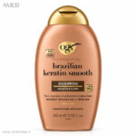 شامپو مو ضد وزی و نرم کننده او جی ایکس brazilian keratin smooth