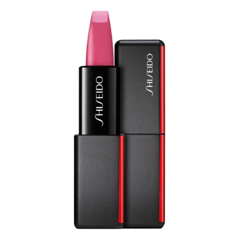 رژلب مدرن مات شیسیدو Carnation Pink 517 حجم 4