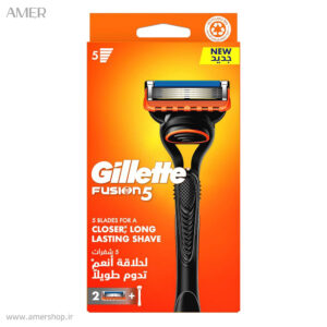 خودتراش ژیلت Gillette فیوژن 5 به همراه دو عدد یدک