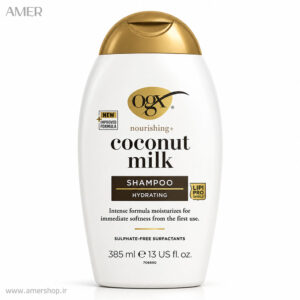 شامپو مو آبرسان و نرم کننده مو او جی ایکس coconut milk