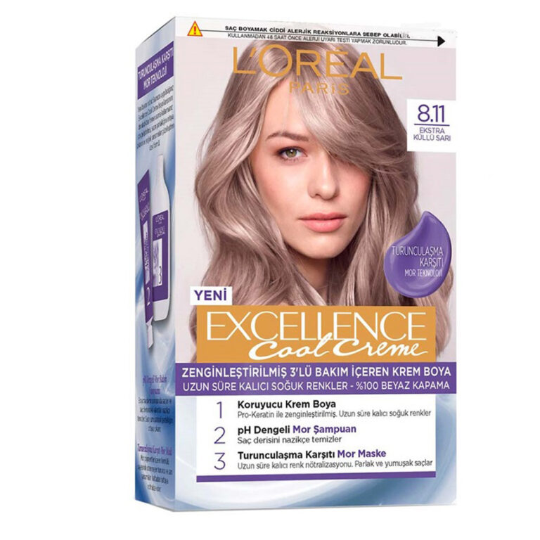 کیت رنگ موی لورال Excellence شماره 8.11