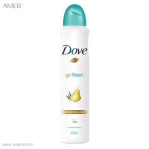 اسپری ضد تعریق زنانه داو pear and aloe vera حجم 250