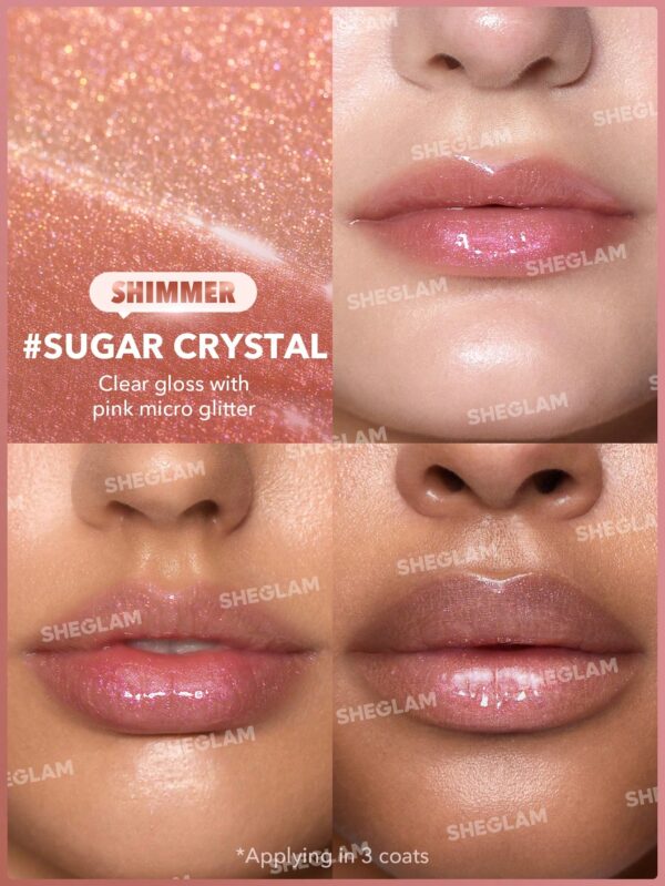 لیپ پلامپر شاین شیگلم رنگ Sugar Crystal