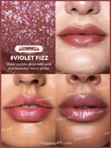 لیپ پلامپر شاین شیگلم رنگ violet fizz
