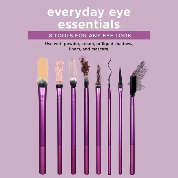 ست براش 8تیکه ریل تکنیک Everyday Eye Essentials