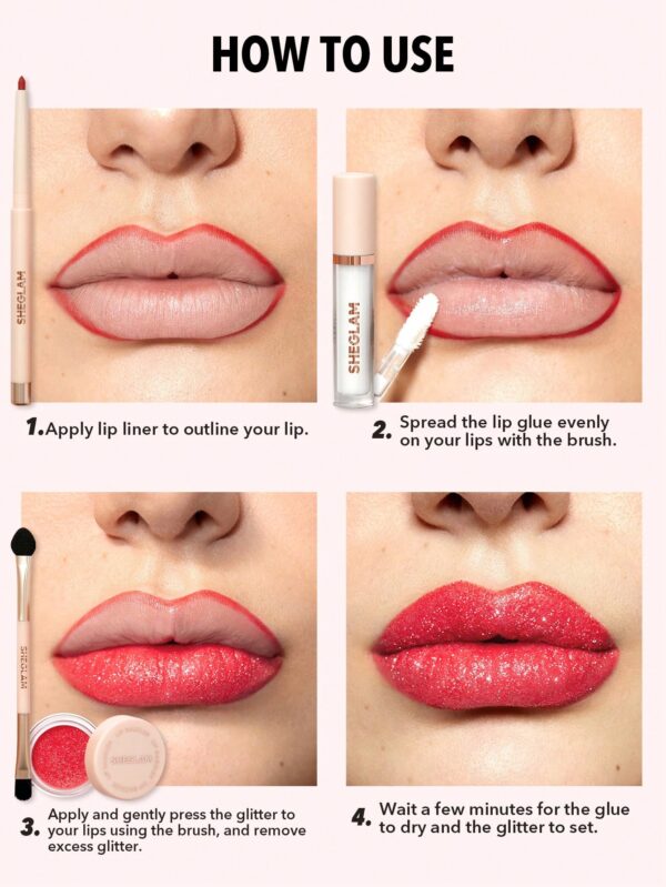 کیت گلیتر لب شیگلم LIP DAZZLER