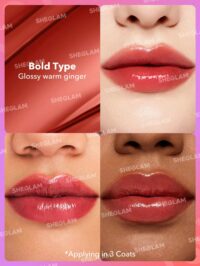 رژلب شاین شیگلم Mirror Kiss رنگ Bold Type