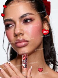 رژلب و آبرسان شیگلم Hello Kitty رنگ Smitten Kitten