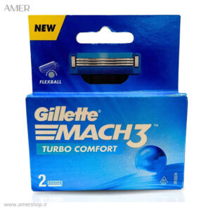 خودتراش ژیلت Mach3 Turbo Comfort بسته ۲ عددی