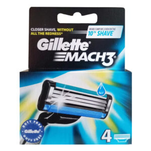 تیغ یدک ژیلت Mach3 Cartridge بسته ۴ عددی