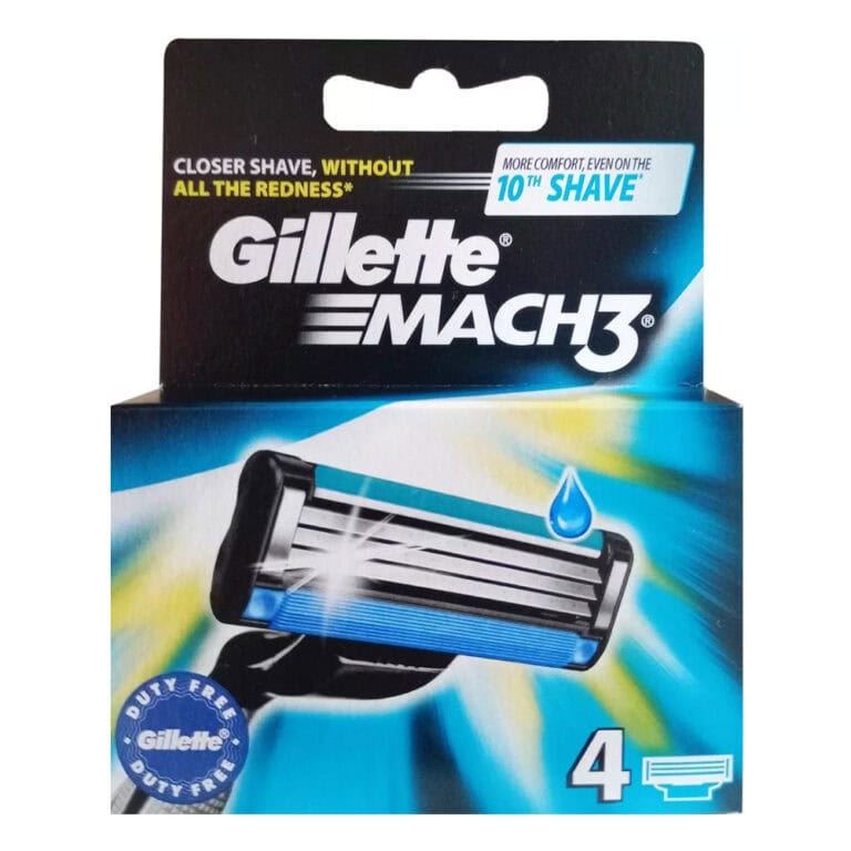 تیغ یدک ژیلت Mach3 Cartridge بسته ۴ عددی