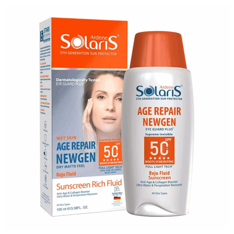 ضد آفتاب و ضد چروک آردن مدل سولاریس