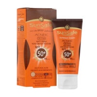 ضد آفتاب بی رنگ آنتی آکنه سان سیف