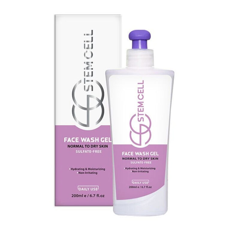 ژل شستشوی صورت پوست خشک استم سل