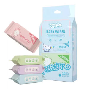 دستمال مرطوب Hey Little Towel Miniبسته ۳۲ تک عددی