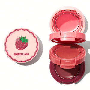 رژلب و رژگونه سه طبقه شیگلم strawberry