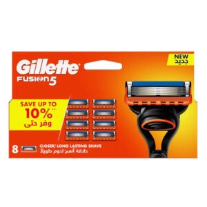 تیغ یدک ژیلت فیوژن 5 بسته 8 عددی