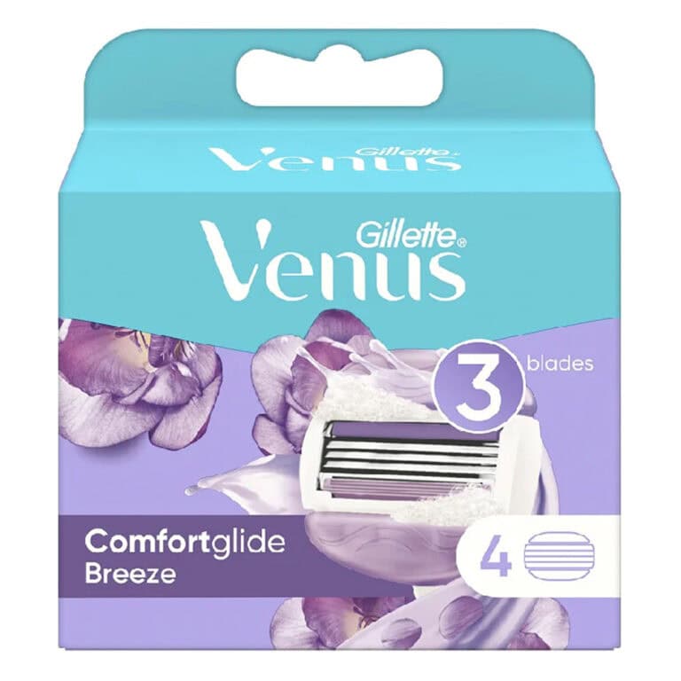 تیغ چهار تایی ژیلت VENUS سه لبه