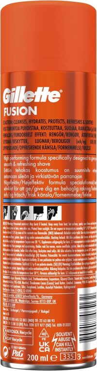 ژل اصلاح ژیلت فیوژن 5 Moisturising