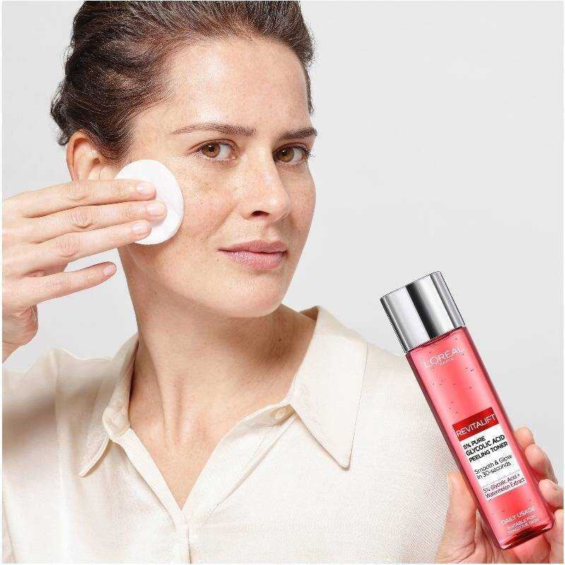 loreal-revitalift-glycolic-toner-180-ml-temizleme-loreal-paris-27767-18-B تونر لورآل Revitalift ۵٪ گلیکولیک اسید حجم 180