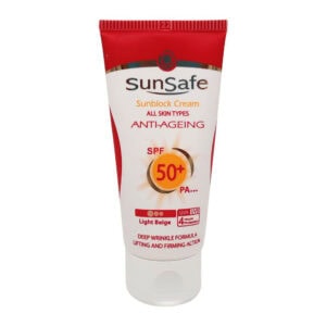 ضدآفتاب رنگی سان سیف ANTI AGEING SPF50