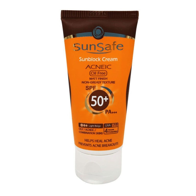 ضدآفتاب رنگی سان سیف ACNEIC SPF 50