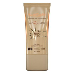 ضد آفتاب کرم‌ پودری بژ وانیلی مکی ‌سان SPF50 N15 سان سیف