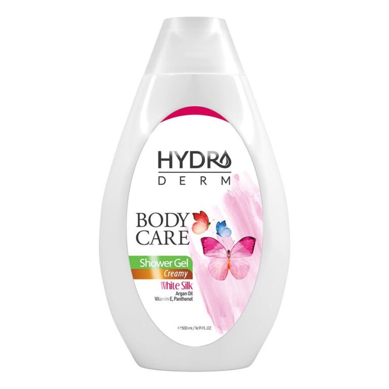 شامپو بدن کرمی با رایحه ابریشم سفید هیدرودرم