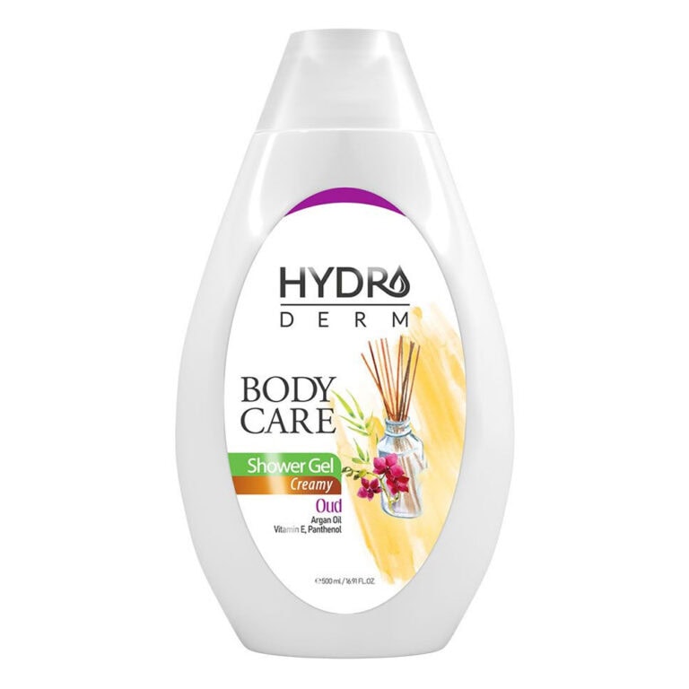 شامپو بدن کرمی با رایحه عود و آرگان هیدرودرم