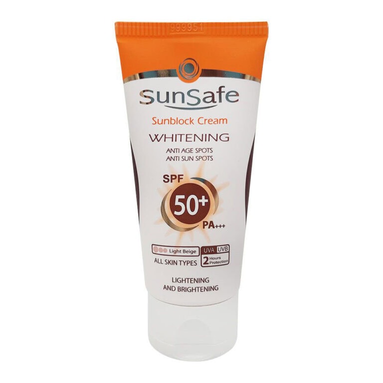 ضدآفتاب رنگی سان سیف WHITENING SPF 50
