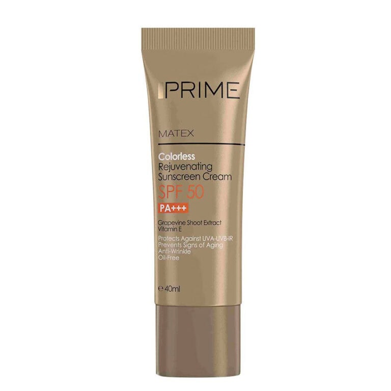 کرم ضد آفتاب بی رنگ جوان کننده پرایم SPF50