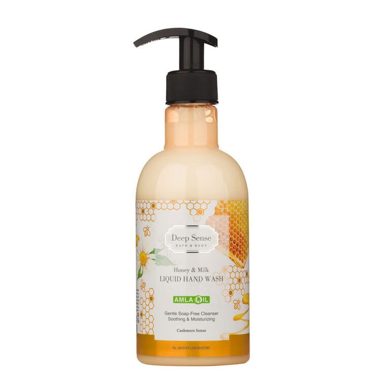 مایع دستشویی کرمی شیرعسل دیپ سنس