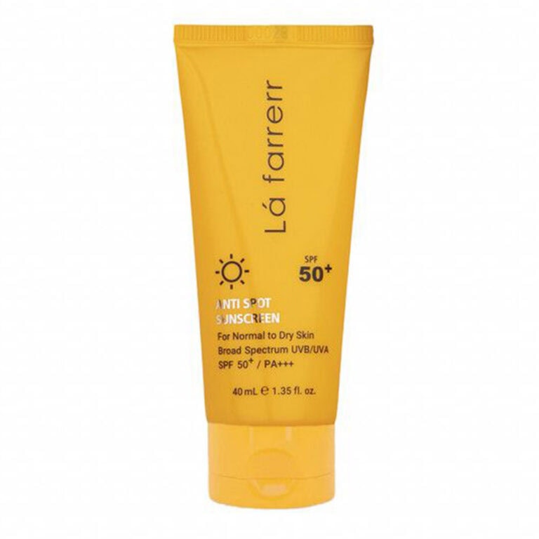 ضدآفتاب بی رنگ لافارر پوست چرب spf50