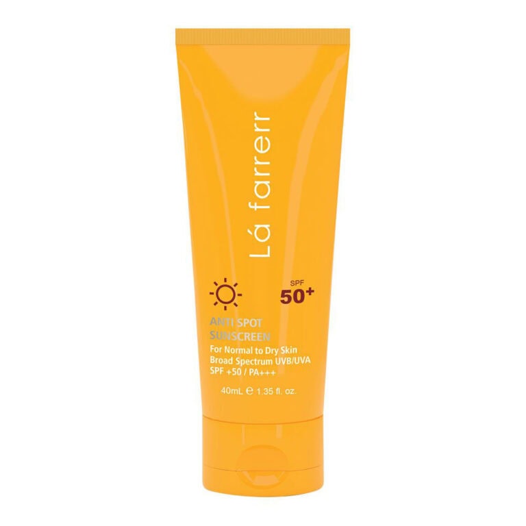 ضدآفتاب بی رنگ پوست خشک لافارر SPF50