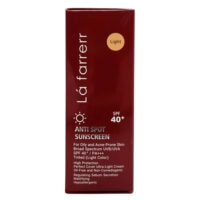 ضدآفتاب رنگی لافارر پوست چرب spf 40
