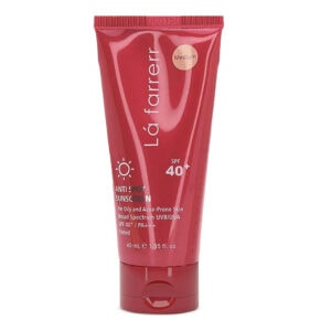 ضدآفتاب رنگی لافارر پوست چرب SPF40