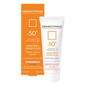 ضدآفتاب رنگی درماتیپیک OILY SKIN BEIGE SPF50