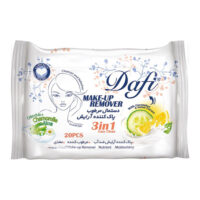دستمال مرطوب پاک کننده آرایش دافی 3IN1