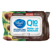 دستمال مرطوب پاک کننده آرایش دافی Q10 PLUS