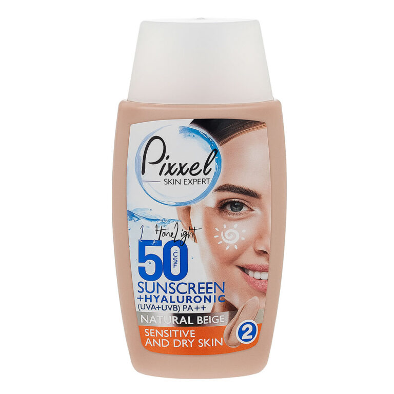 ضدآفتاب رنگی پیکسل natural beige SPF50