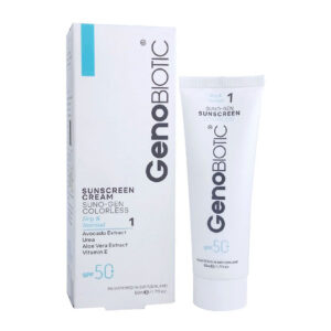 ضدآفتاب بی رنگ ژنوبایوتیک SPF50