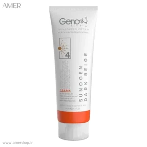 ضدآفتاب رنگی ژنوبایوتیک SPF 50 حجم 50