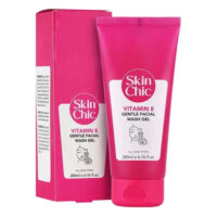 ژل شوینده صورت اسکین شیک Vitamin E
