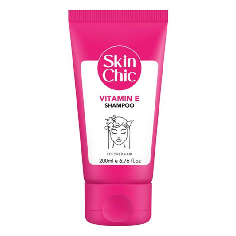 شامپو موهای رنگ شده اسکین شیک Vitamin E
