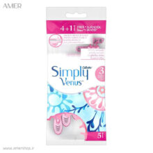 زنانه ژیلت وینوس سیمپلی Venus Simplyبسته ۴+۱ عددی
