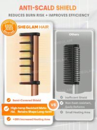 شانه حرارتی ضد وز شیگلم Anti Burn Hot Comb