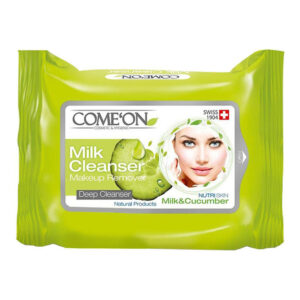دستمال مرطوب پاک کننده آرایشی کامان milk cleanser