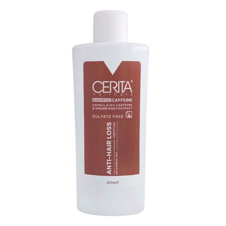 شامپو کافئین فاقد سولفات موهای خشک سریتا CAFFEIN