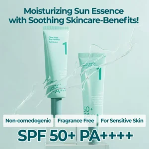 با طیف گسترده محافظتی SPF50+ PA++++، مانند یک سپر دفاعی عمل کرده و از پوست در برابر اشعه‌های UVA و UVB محافظت می‌کند. فرمول پیشرفته آن بدون ایجاد حس سنگینی، لایه‌ای نامرئی و یکنواخت بر روی پوست ایجاد کرده و از هرگونه آسیب ناشی از نور خورشید جلوگیری می‌کند. اسنس ضد آفتاب شماره 1 نامبوزین clear filter
